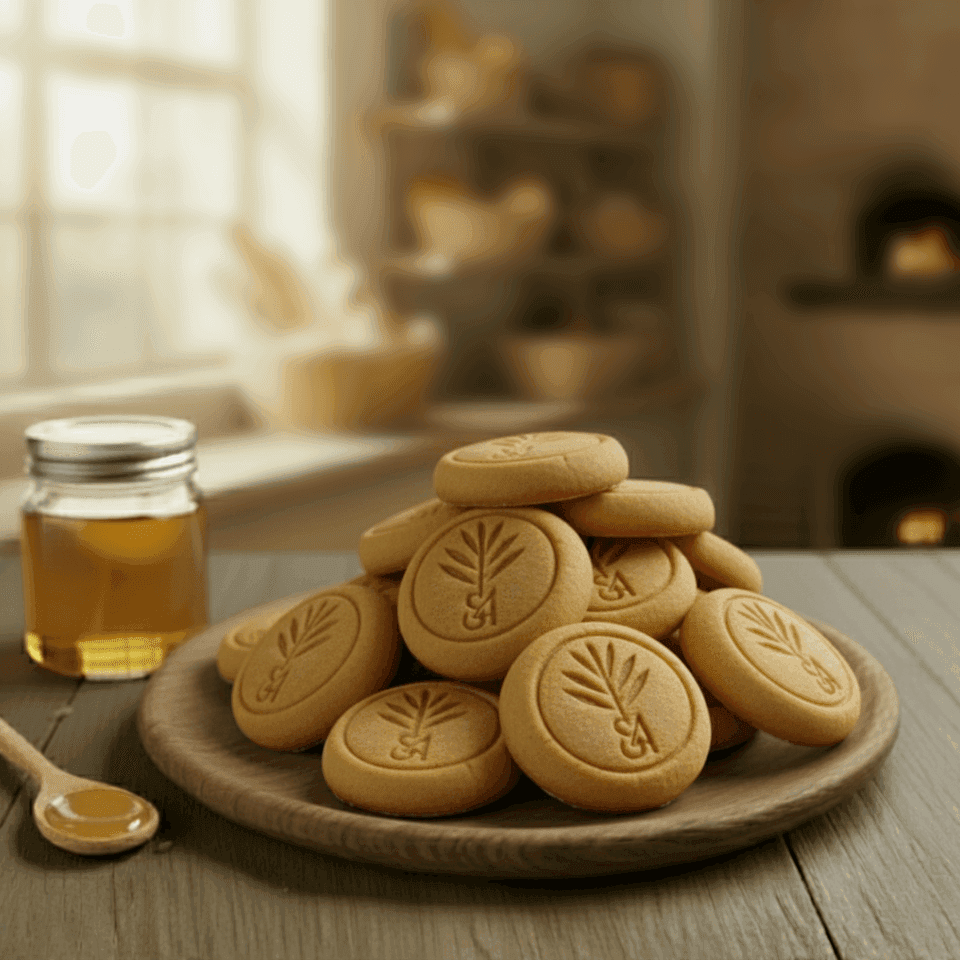 Date Ma’amoul with Cow Haloub Flavour