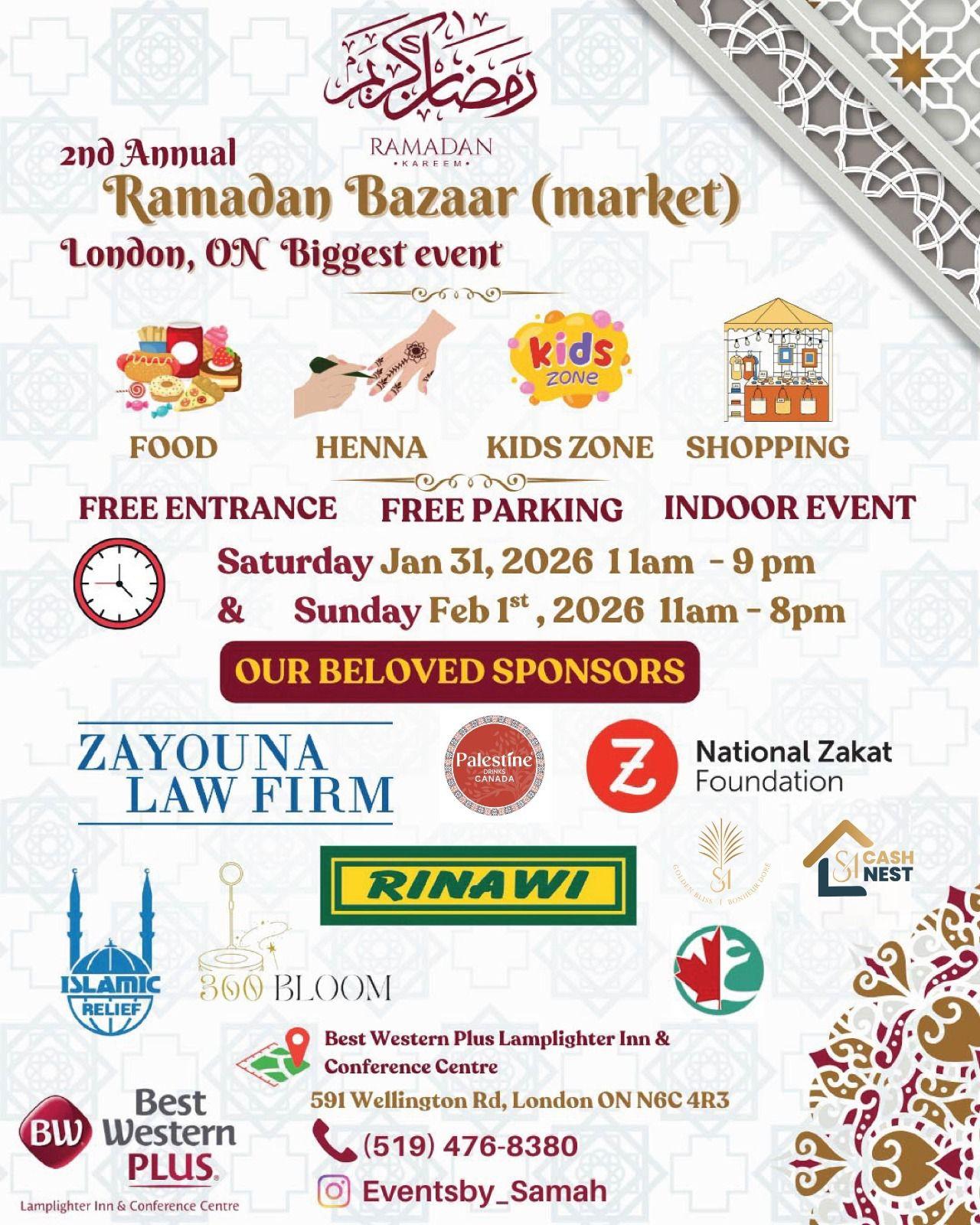 2nd Annual Ramadan Bazaar (market)